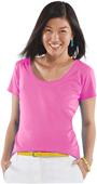 LAT Sportswear Ladies Deep Scoop Neck Tee LAT Sportswear Ladies Deep Scoop Neck Tee