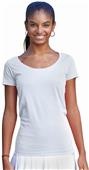 LAT Sportswear Jr Deep Scoop Longer Length Tee