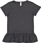 LAT Sportswear Girls Ruffle Tee LAT Sportswear Girls Ruffle Tee