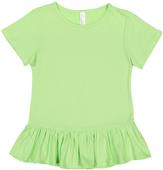 LAT Sportswear Girls Ruffle Tee LAT Sportswear Girls Ruffle Tee