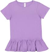 LAT Sportswear Girls Ruffle Tee LAT Sportswear Girls Ruffle Tee