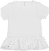 LAT Sportswear Girls Ruffle Tee LAT Sportswear Girls Ruffle Tee
