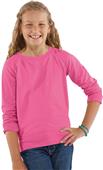LAT Sportswear Girls Terry Slouchy Pullover LAT Sportswear Girls Terry Slouchy Pullover