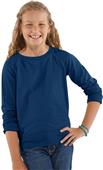 LAT Sportswear Girls Terry Slouchy Pullover LAT Sportswear Girls Terry Slouchy Pullover