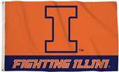 COLLEGIATE Illinois Fighting Illini 3' x 5' Flag COLLEGIATE Illinois Fighting Illini 3' x 5' Flag