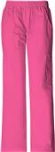 Cherokee Womens Mid-Rise Pull-On Cargo Scrub Pants