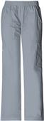 Cherokee Womens Mid-Rise Pull-On Cargo Scrub Pants