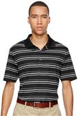Adidas Golf Puremotion Textured Stripe Mens Polo Adidas Golf Puremotion Textured Stripe Mens Polo