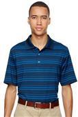 Adidas Golf Puremotion Textured Stripe Mens Polo Adidas Golf Puremotion Textured Stripe Mens Polo