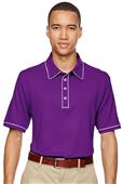 Adidas Golf Puremotion Piped Mens Polo Shirt Adidas Golf Puremotion Piped Mens Polo Shirt