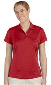 Adidas Golf Ladies Climalite Textured Polo Shirt Adidas Golf Ladies Climalite Textured Polo Shirt