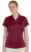 Adidas Golf Ladies Climalite Textured Polo Shirt Adidas Golf Ladies Climalite Textured Polo Shirt