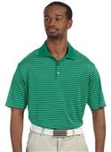 Adidas Golf Mens Climalite Pencil Stripe Polo