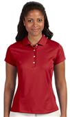 Adidas Golf Ladies Climalite Solid Polo Shirt Adidas Golf Ladies Climalite Solid Polo Shirt