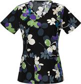 Tooniforms Womens Clover Dance V-Neck Scrub Top