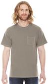 Authentic Pigment Mens XtraFine Pocket T-Shirt Authentic Pigment Mens XtraFine Pocket T-Shirt