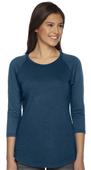 Authentic Pigment Ladies True Spirit Raglan Tee Authentic Pigment Ladies True Spirit Raglan Tee
