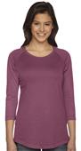 Authentic Pigment Ladies True Spirit Raglan Tee Authentic Pigment Ladies True Spirit Raglan Tee