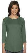 Authentic Pigment Ladies True Spirit Raglan Tee Authentic Pigment Ladies True Spirit Raglan Tee