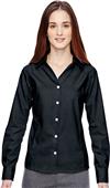 North End Sport Blue Ladies Wrinkle-Free Shirt North End Sport Blue Ladies Wrinkle-Free Shirt