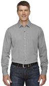 North End Sport Blue Men Mélange Performance Shirt North End Sport Blue Men Mélange Performance Shirt