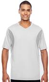 Team 365 Mens Short-Sleeve Athletic V-Neck Jersey