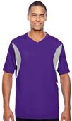 Team 365 Mens Short-Sleeve Athletic V-Neck Jersey Team 365 Mens Short-Sleeve Athletic V-Neck Jersey
