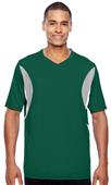 Team 365 Mens Short-Sleeve Athletic V-Neck Jersey Team 365 Mens Short-Sleeve Athletic V-Neck Jersey