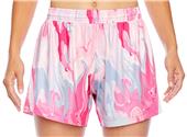 Team 365 Lady All Sport Sublimate Pink Swirl Short Team 365 Lady All Sport Sublimate Pink Swirl Short