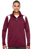 Team 365 Mens Elite Performance Quarter-Zip Jacket Team 365 Mens Elite Performance Quarter-Zip Jacket
