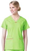 Maevn PrimaFlex Women's Curved V-Neck Scrub Tops Maevn PrimaFlex Women's Curved V-Neck Scrub Tops