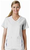 Maevn PrimaFlex Women's Mock Wrap Scrub Tops Maevn PrimaFlex Women's Mock Wrap Scrub Tops