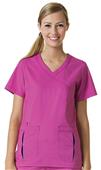 Maevn PrimaFlex Women's Mock Wrap Scrub Tops Maevn PrimaFlex Women's Mock Wrap Scrub Tops