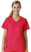 Maevn PrimaFlex Women's Mock Wrap Scrub Tops Maevn PrimaFlex Women's Mock Wrap Scrub Tops