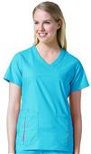 Maevn PrimaFlex Women's Mock Wrap Scrub Tops Maevn PrimaFlex Women's Mock Wrap Scrub Tops