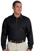 Devon & Jones Mens Pima Piqué Long-Sleeve Polo Devon & Jones Mens Pima Piqué Long-Sleeve Polo