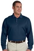 Devon & Jones Mens Pima Piqué Long-Sleeve Polo Devon & Jones Mens Pima Piqué Long-Sleeve Polo