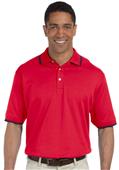 Devon & Jones Mens Tip Perfect Pima Interlock Polo Devon & Jones Mens Tip Perfect Pima Interlock Polo