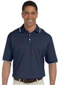 Devon & Jones Mens Tip Perfect Pima Interlock Polo Devon & Jones Mens Tip Perfect Pima Interlock Polo