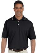 Devon & Jones Mens Tip Perfect Pima Interlock Polo Devon & Jones Mens Tip Perfect Pima Interlock Polo