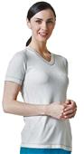 Maevn Modal Women's Curved V-Neck Knit Scrub Tops Maevn Modal Women's Curved V-Neck Knit Scrub Tops