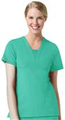 Maevn EcoFlex Womens Deep Shaped V-Neck Scrub Tops Maevn EcoFlex Womens Deep Shaped V-Neck Scrub Tops
