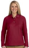 Devon & Jones Ladies Pima Piqué Long-Sleeve Polo