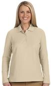 Devon & Jones Ladies Pima Piqué Long-Sleeve Polo Devon & Jones Ladies Pima Piqué Long-Sleeve Polo