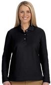 Devon & Jones Ladies Pima Piqué Long-Sleeve Polo Devon & Jones Ladies Pima Piqué Long-Sleeve Polo