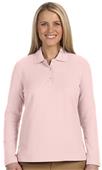 Devon & Jones Ladies Pima Piqué Long-Sleeve Polo Devon & Jones Ladies Pima Piqué Long-Sleeve Polo