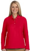 Devon & Jones Ladies Pima Piqué Long-Sleeve Polo Devon & Jones Ladies Pima Piqué Long-Sleeve Polo