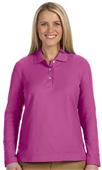 Devon & Jones Ladies Pima Piqué Long-Sleeve Polo