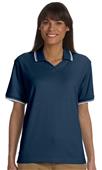 Devon & Jones Lady Tip Perfect Pima Interlock Polo Devon & Jones Lady Tip Perfect Pima Interlock Polo