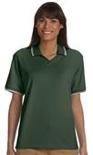 Devon & Jones Lady Tip Perfect Pima Interlock Polo Devon & Jones Lady Tip Perfect Pima Interlock Polo